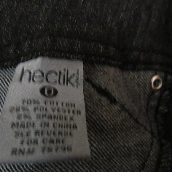 NWT HECTIK NATALIA Distressed Black Skinny Jeans 0 - Picture 6 of 6